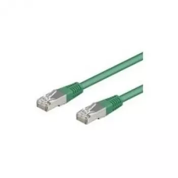 Wentronic Goobay CAT 5e SF/UTP Καλώδιο Patch, Πράσινο, 1m, CCA 68043