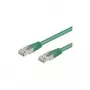 Wentronic Goobay CAT 5e SF/UTP Καλώδιο Patch, Πράσινο, 1m, CCA 68043