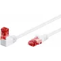 WENTRONIC Goobay CAT 6 καλώδιο patch 1x 90° γωνιακό, U/UTP, λευκό, 5 m - Top Latch, CCA αλουμίνιο επικαλυμμένο με χαλκό (51525)