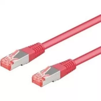 Wentronic Goobay CAT 6a S/FTP Καλώδιο Patch, Ματζέντα, 1 m, LSZH, Χαλκός 93682