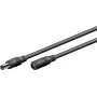Wentronic Goobay Καλώδιο επέκτασης DC 5 m Μαύρο 76671