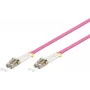Wentronic LC-LC OM4 Duplex Multimode καλώδιο patch οπτικών ινών, 50/125µm, LSZH, ροζ 95940