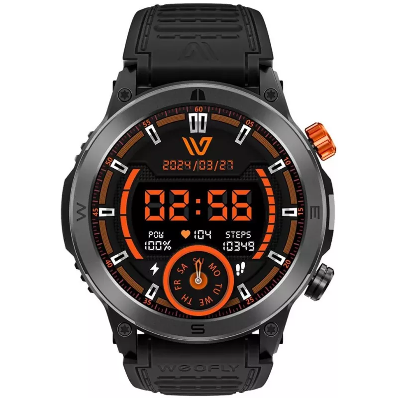 WEOFLY Conquer Smartwatch Μαύρο
