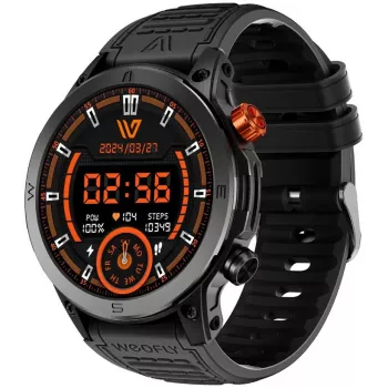 WEOFLY Conquer Smartwatch Μαύρο