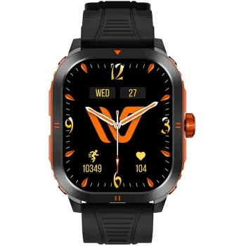 WEOFLY Pioneer Smartwatch, 1,95 ίντσες AMOLED, πορτοκαλί