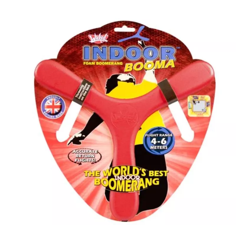 Wicked Vision Indoor Booma Soft Foam Μπούμερανγκ - True Return, Διάφορα Χρώματα