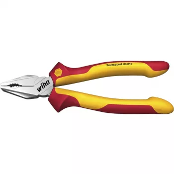 Wiha Πένσα συνδυασμού Professional Electric κόκκινο/κίτρινο, DynamicJoint και OptiGrip