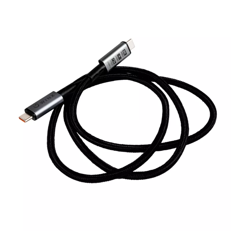 WINX LINK Pro καλώδιο Type-C 1m 100W PD USB 2.0 480Mbps μαύρο