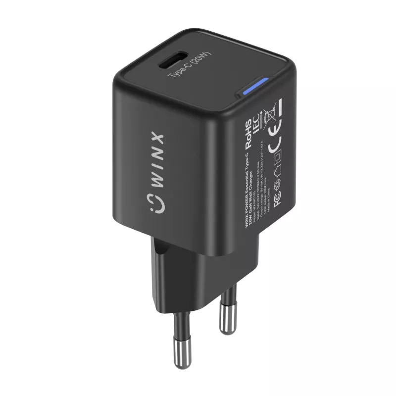 WINX POWER Essential Type-C 20W GaN Φορτιστής τοίχου - Λευκό