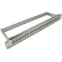 Wirewin Patch Panel Τυφλό Keystone 24 Θυρών, 19 Ίντσες, Νικέλιο, Θωρακισμένο (TKS PANEL 24 NICKEL)