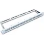 Wirewin 24-Port Keystone Patch Panel κενό, 19 ιντσών, γκρι, θωρακισμένο (TKS PANEL 24)