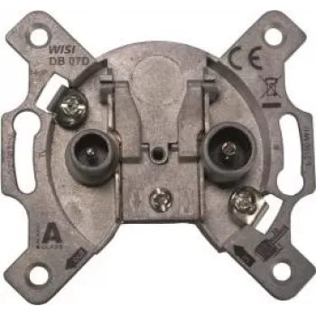 WISI DB07D universal διελεύσεως πρίζα κεραίας 5-2150 MHz 14 dB χωνευτή