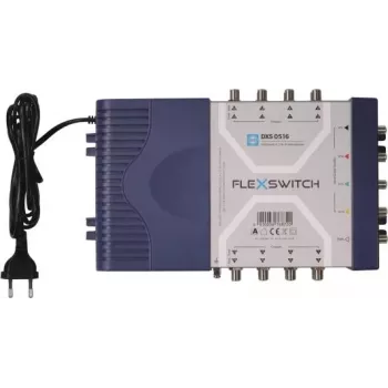 WISI DXS0516 FLEXSWITCH πολυδιακόπτης 5 εισόδων 16 εξόδων SAT/Terr