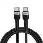 Wozinsky 1 m USB-C σε USB-C Καλώδιο 60W PD Γρήγορη φόρτιση & συγχρονισμός δεδομένων Μαύρο