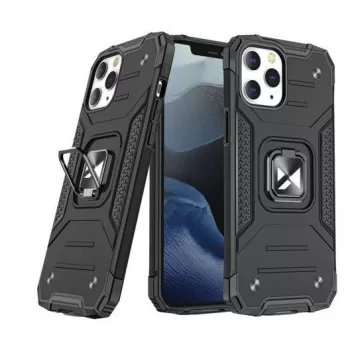 Wozinsky Apple iPhone 12 Pro Max Ring Armor θήκη με βάση - ανθεκτική προστατευτική θήκη, μαύρη