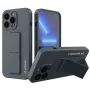 Wozinsky Θήκη Stand Σιλικόνης με Βάση για Apple iPhone 13 Pro Max Μπλε Ναυτικό