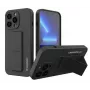 Wozinsky Apple iPhone 13 Pro Max Θήκη Βάσης Σιλικόνης με Στήριγμα Μαύρο