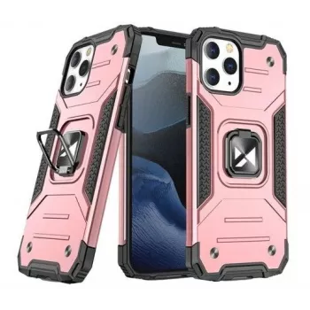 Wozinsky Apple iPhone 13 Pro Ring Armor Θήκη με Βάση Ανθεκτική Ροζ