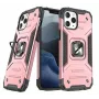 Wozinsky Apple iPhone 13 Rose Ring Armor Θήκη Kickstand Tough Rugged Cover Ροζ