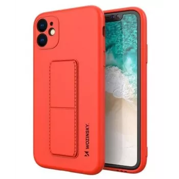 Wozinsky Apple Kickstand Θήκη Εύκαμπτη Σιλικόνη iPhone 11 Κόκκινο