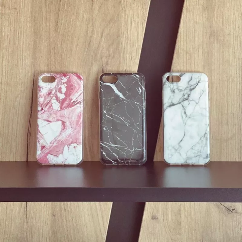 Wozinsky Black Marble TPU Case για Samsung A73