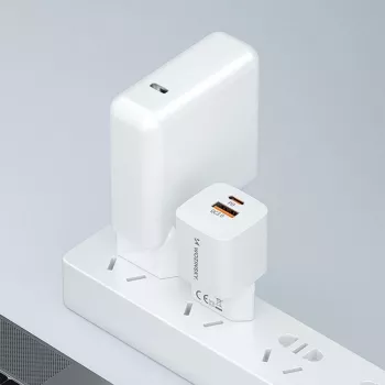 Wozinsky CMWCW 20W USB-C / USB-A Τροφοδοτικό - Λευκό