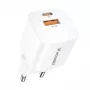 Wozinsky CMWCW 20W USB-C / USB-A Τροφοδοτικό - Λευκό
