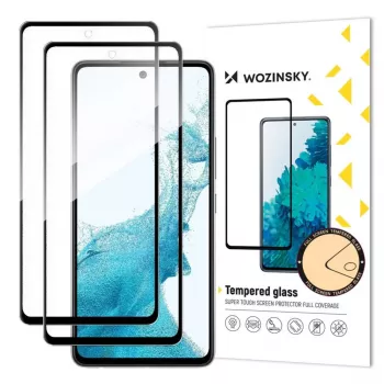 Wozinsky Full Glue Tempered Glass προστασία οθόνης για Samsung Galaxy A57 (συσκευασία 2 τεμ.)