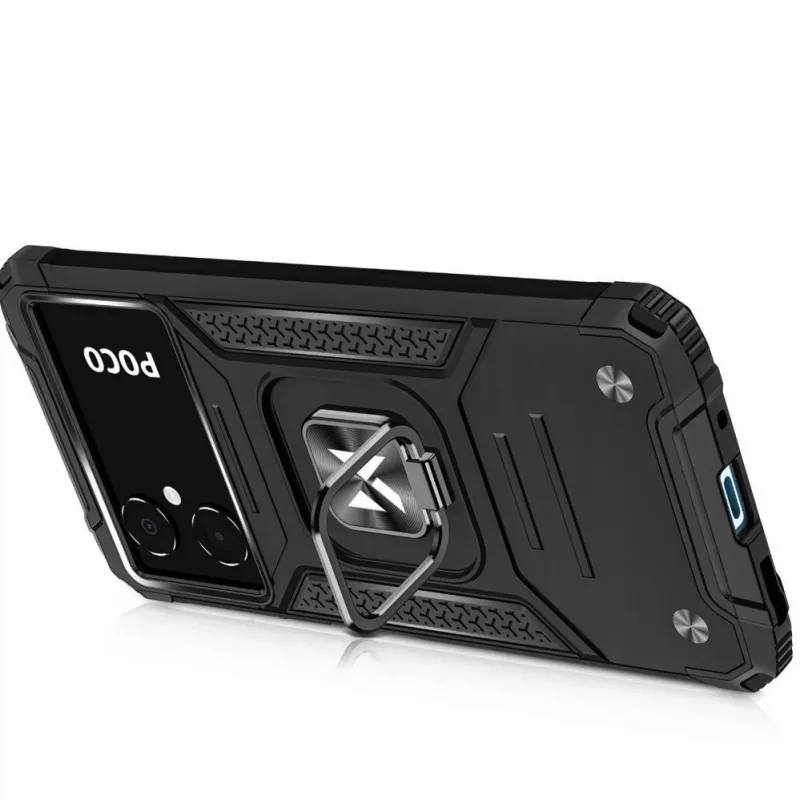 Wozinsky Ring Armor Θήκη για Google Pixel 7 Pro - Θωρακισμένη Θήκη με Μαγνητικό Δακτύλιο - Μαύρο