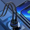 Wozinsky WDCCAC USB-C USB-A 36W φορτιστής αυτοκινήτου - μαύρο