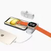 Wozinsky White Lightning (male) - 1m USB-A σε Lightning καλώδιο, Λευκό