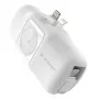 Wozinsky White Lightning (male) - 1m USB-A σε Lightning καλώδιο, Λευκό