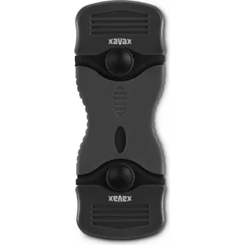 Xavax Universal-Glasabzieher με 4 ανταλλακτικές λεπίδες, ανασυρόμενη λεπίδα ανοξείδωτου χάλυβα, εργονομική λαβή πλαστικού, μαύρο/ασημί 00111760