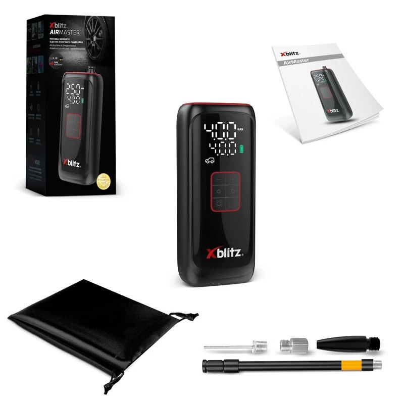 Xblitz AIRMASTER ηλεκτρική αντλία 150 PSI ψηφιακή LED αυτόματης διακοπής