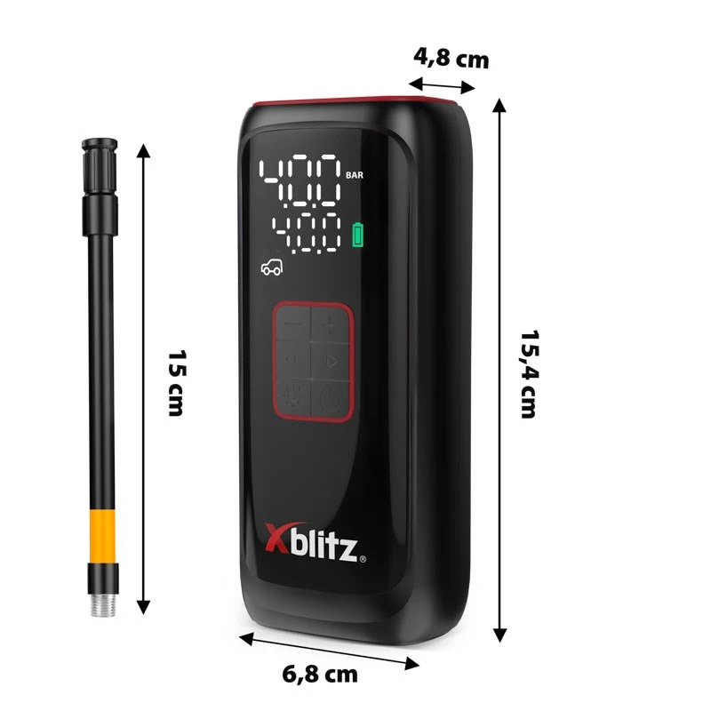 Xblitz AIRMASTER ηλεκτρική αντλία 150 PSI ψηφιακή LED αυτόματης διακοπής