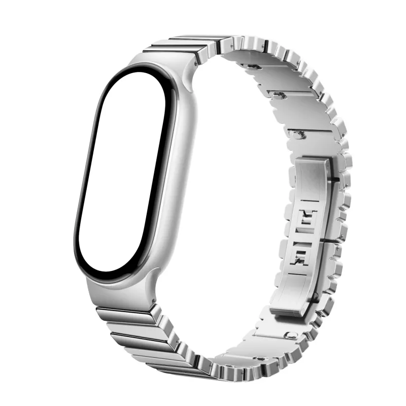 Xiaomi Smart Band 10 Ασύμμετρο μεταλλικό λουράκι – ασημί