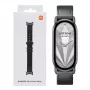 Xiaomi Smart Band 10 Πλεκτό μεταξένιο βραχιόλι - Μαύρο έβενος