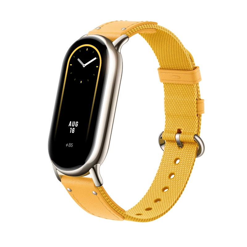 Xiaomi Smart Band 8 πλεκτό λουράκι - κίτρινο