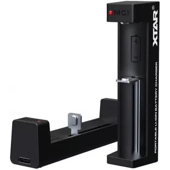 XTAR MC1 USB-C Φορτιστής μπαταρίας Li-Ion μονής θέσης
