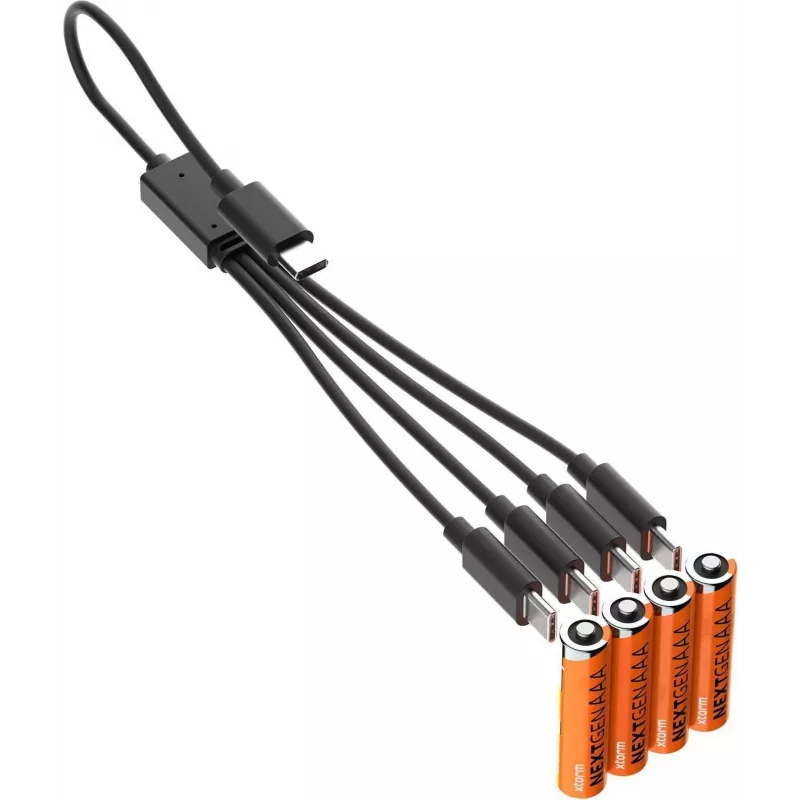 Xtorm NextGen μπαταρίες AAA USB-C επαναφορτιζόμενες (συσκευασία 4 τεμ.)