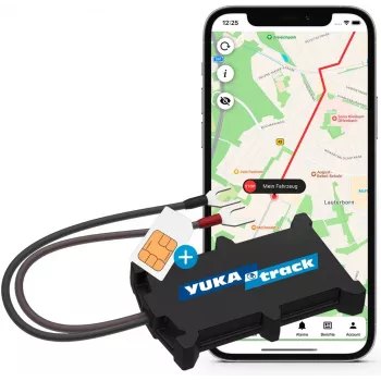 YUKAtrack easyWire 4G AIO GPS tracker αυτοκινήτου με SIM και data flat