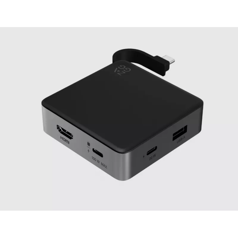 ZAGG 4 Port Hub Μαύρο/Γκρι