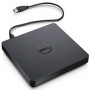 Dell - Μονάδα - DVD+/-RW - USB2.0 - εξωτερική - Μαύρο - για Chromebook 3110, 3110 2-in-1, OptiPlex 30XX, 7080, Precision 3260, 7670, Vostro 15 3510 (DW316)