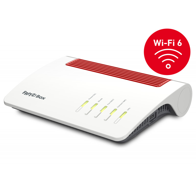 Box 7590 AX Router WLAN Gigabit Ethernet Dualband (2,4 GHz / 5 GHz) Λευκό