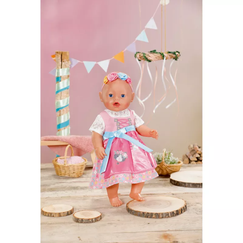 ZAPF CREATION BABY born Dirndl 43cm ρούχα κούκλας