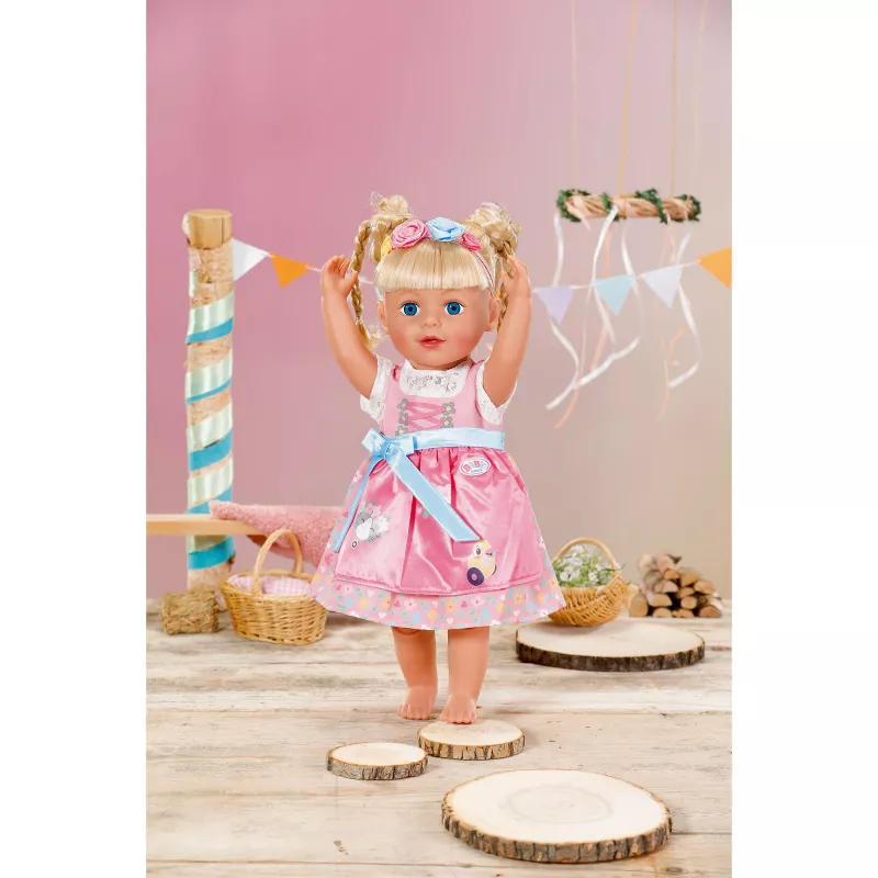 ZAPF CREATION BABY born Dirndl 43cm ρούχα κούκλας