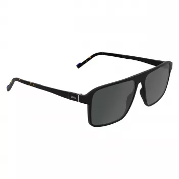 ZEISS MAN γυαλί ηλίου ZS25564S-2 ορθογώνιο μαύρος σκελετός γκρι φακοί 57mm
