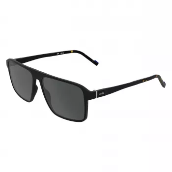 ZEISS MAN γυαλί ηλίου ZS25564S-2 ορθογώνιο μαύρος σκελετός γκρι φακοί 57mm