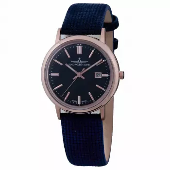 ZENO MAN ZE5177-3 Αυτόματο ρολόι 38mm μαύρο καντράν δερμάτινο λουράκι