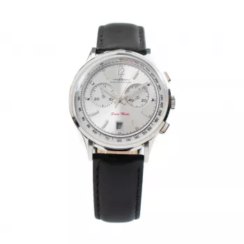 ZENO MAN ZE5181-1 αυτόματο ρολόι 40mm μαύρο καντράν δερμάτινο λουράκι